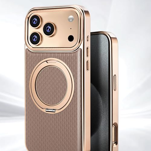 Coque silicone rigide iPhone 14 Pro Max anti-chute anneau gris - 6