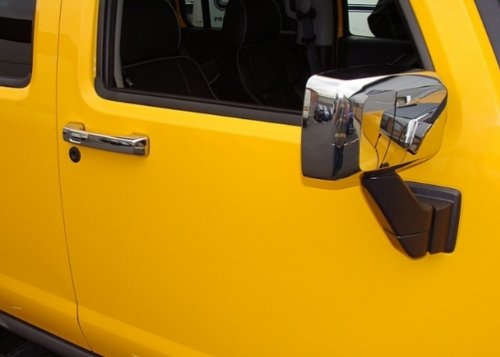 WCS Hummer H3 Chrome Mirror Covers 2006-2010