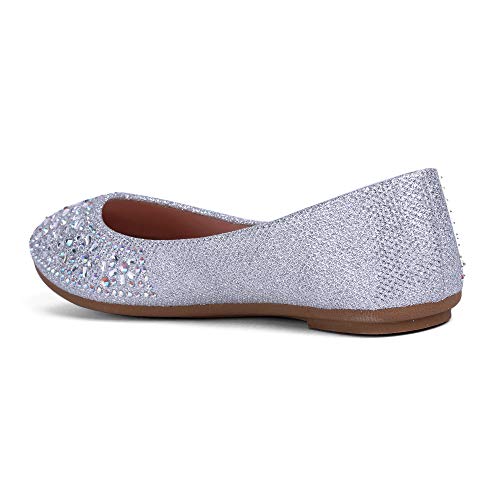 Girl's Round Toe Ballet Dress Shoes Flats (Toddler/Little Girl/Big Girl)2