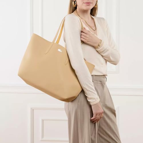 Sac à main Lacoste NF2142AA en forme de croissant couleur cornsilk élégant