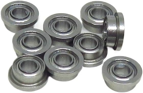 5pcs SFR133ZZ Flange Bearing 2.38x4.762x2.38 mm R133 FR133 SFR133 ZZ Z 2.38 * 4.762 * 2.38 Stainless Steel Inch Flanged Bearing(SFR133-ZZ)