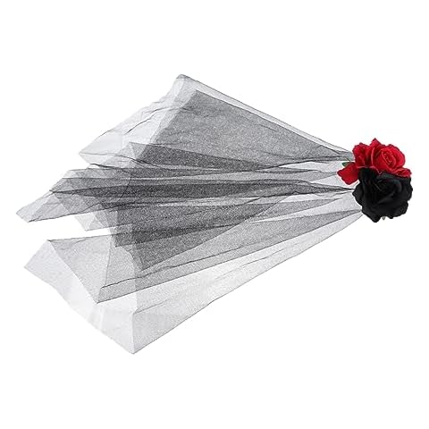 Bandeau Halloween Amosfun avec Voile Cover