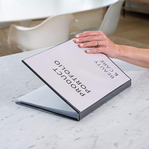Protège-document A4 noir pour vos présentations de bureau