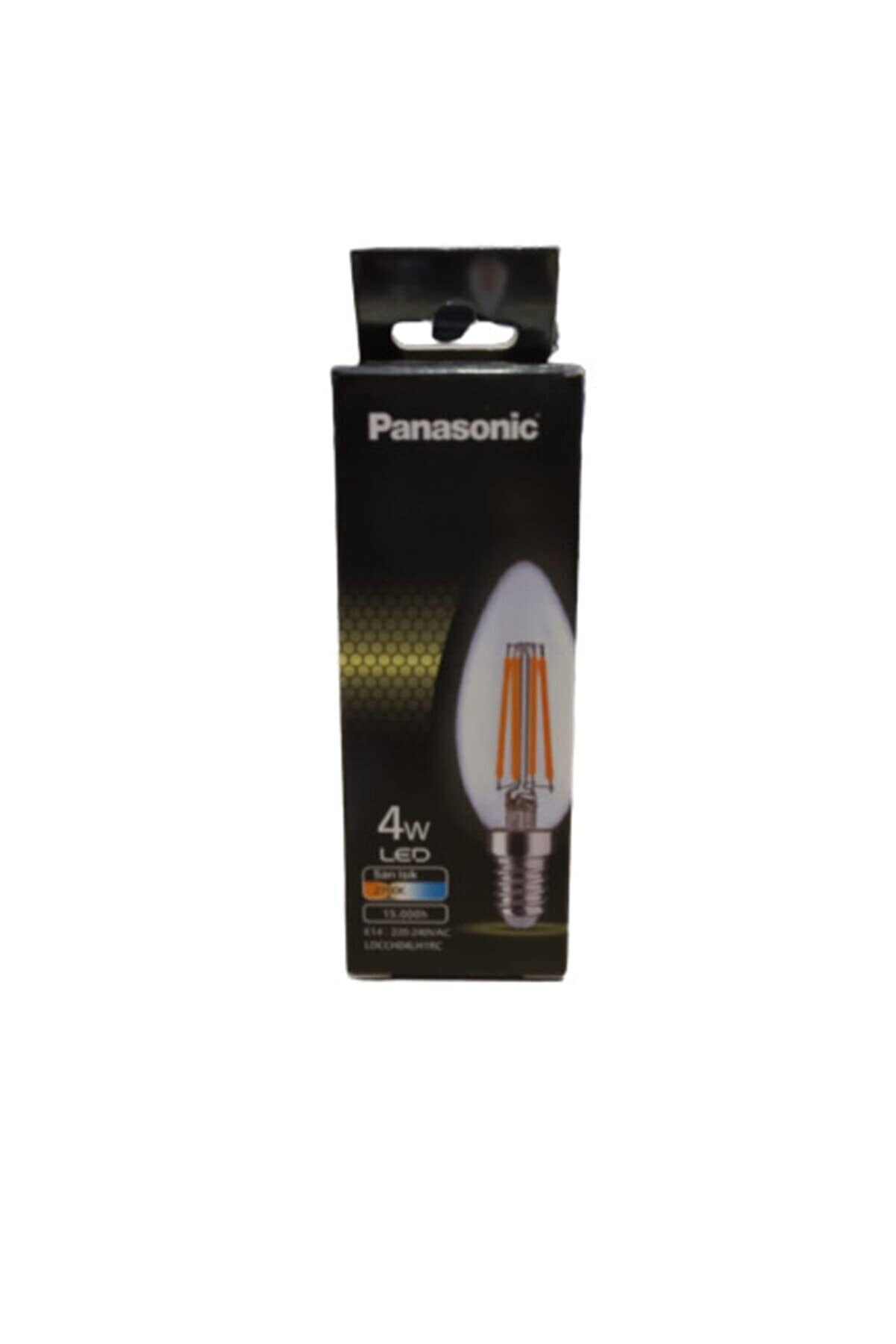 PANASONIC E14 FİL LAMBA, SARI IŞIK 4W 470LM 2700K CLEAR