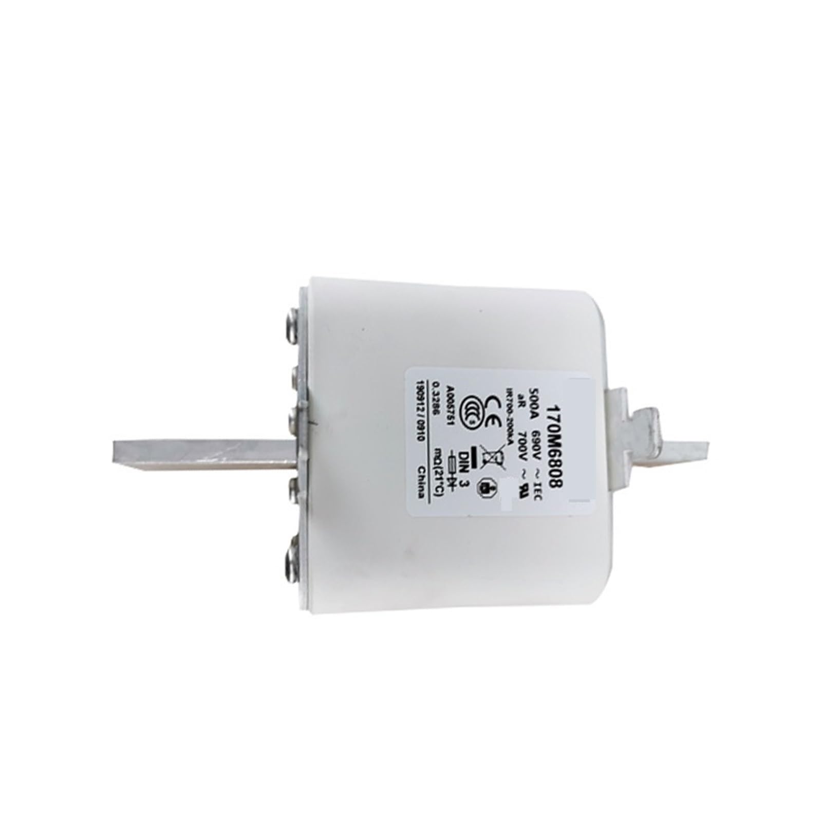 Fusible rápido 170M6808 con alta capacidad de interrupción para equipos sensibles