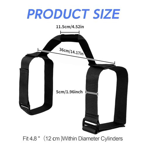 RNXRZANK 3xScuba Cylinder Holder, Scuba Strap, Adjustable Carrying System for Diving Equipment
