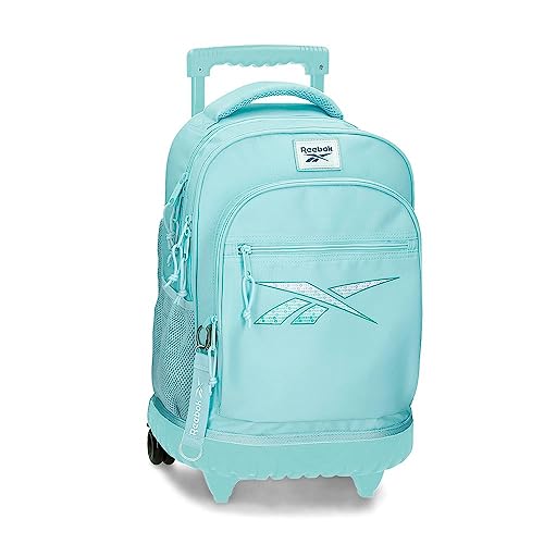 Reebok ANN Mochila Compact 2 Ruedas Azul 32x43x21 cms Poliéster 28,9L