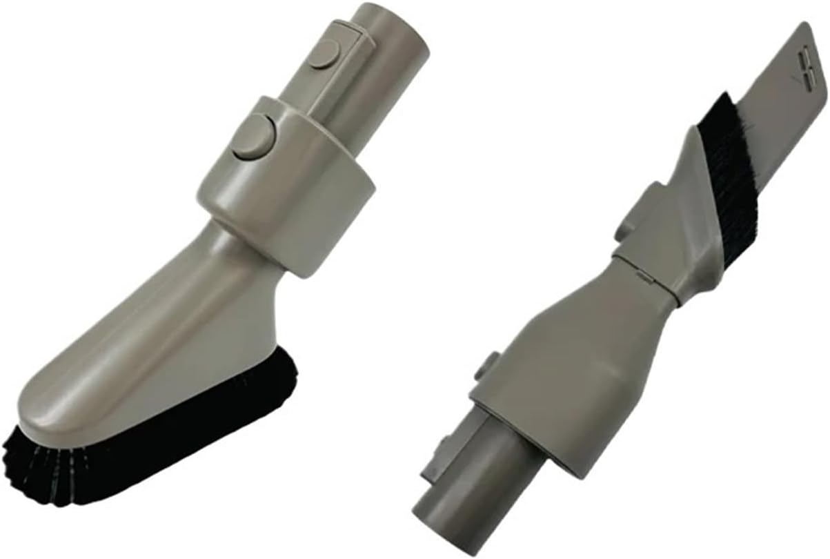 Two in One Suction Nozzle Long Flat Brush Soft Brush, Compatible for Dreame Z10 Station/U10/U20/ P10 Vacuum Cleaner Accessories