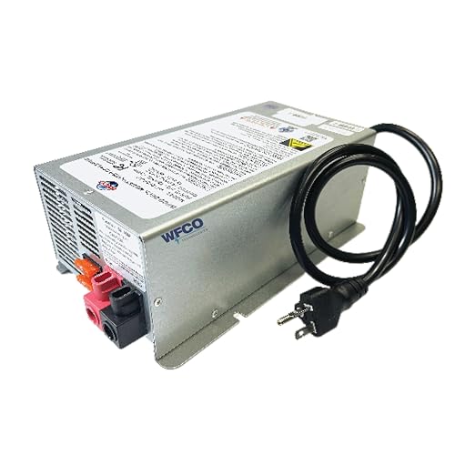 Image of WFCO Arterra WF-9865-AD-CB Converter /Charger - Deckmount - 65 Amp DC Output (20 Amp AC Power Cord) , Gray