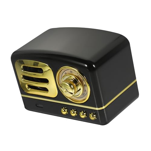 NUOBESTY 1Juego Mini Vintage De Práctico Decoración De Escritorio Radio Retro Portátil Inalámbrica De Compacto