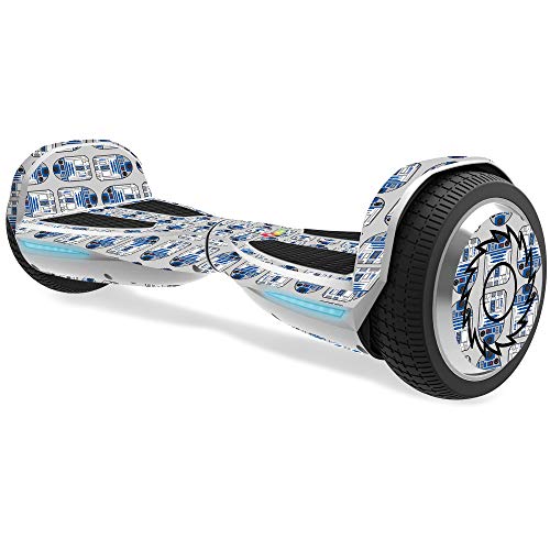 MightySkins Skin Compatible with Razor Hovertrax 1.5 Hover Board - Galaxy Bots | Protective, Durable, and Unique Vinyl Decal wrap Cover | Easy to Apply, Remove, and Change Styles | Made in The USA