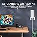 XLTTYWL Orbi WiFi 7 Wall Mount Kit, Orbit 7 Mount Bracket Optimize Space Compatible with Orbi Wi-Fi 7 Mesh Systems & All Net Gear Nighthawk Wi Fi 7 Routers(RBEWMB-10000S) (White, 2 Pack)