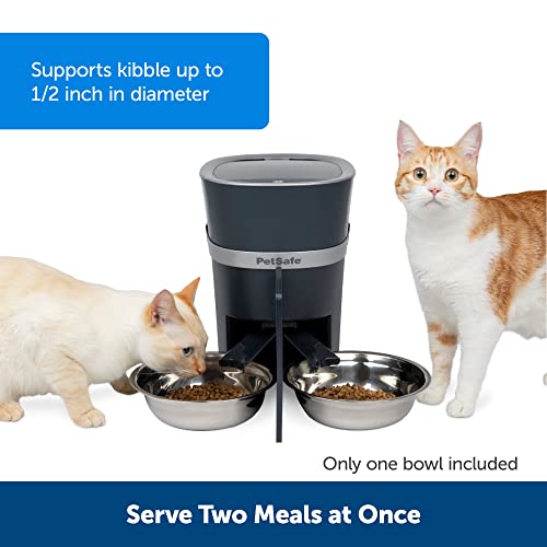 Petsafe 2-Pet Meal Splitter With Bowl - Easily Cleaned, Bpa-No, Food-Grade Material - Designed For Petsafe Smart Feed And Healthy Pet Simply Feed - Mess-No Food Dispensing - Includes Privacy Panel #TOP3