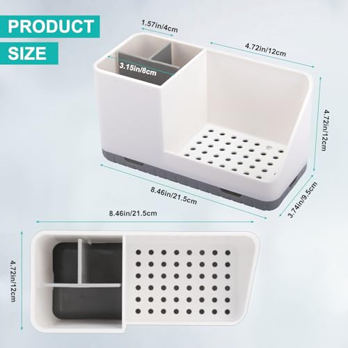 PARKMANI Toothbrush Holders for Bathroom Countertop, Kids Electric Toothbrush and Toothpaste Holder, Bathroom Accessories Vanity Organizer, Bathroom Organizers And Storage (Grey) - Cosy Home Interiors PARKMANI Toothbrush Holders for Bathroom Countertop, Kids Electric Toothbrush and Toothpaste Holder, Bathroom Accessories Vanity Organizer, Bathroom Organizers And Storage (Grey) - Image 6