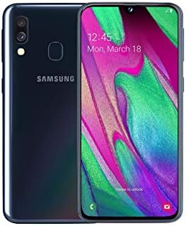 Samsung Galaxy A40 4G Smart Phone 64GB Unlocked Sim-Free - Black A (Renewed)