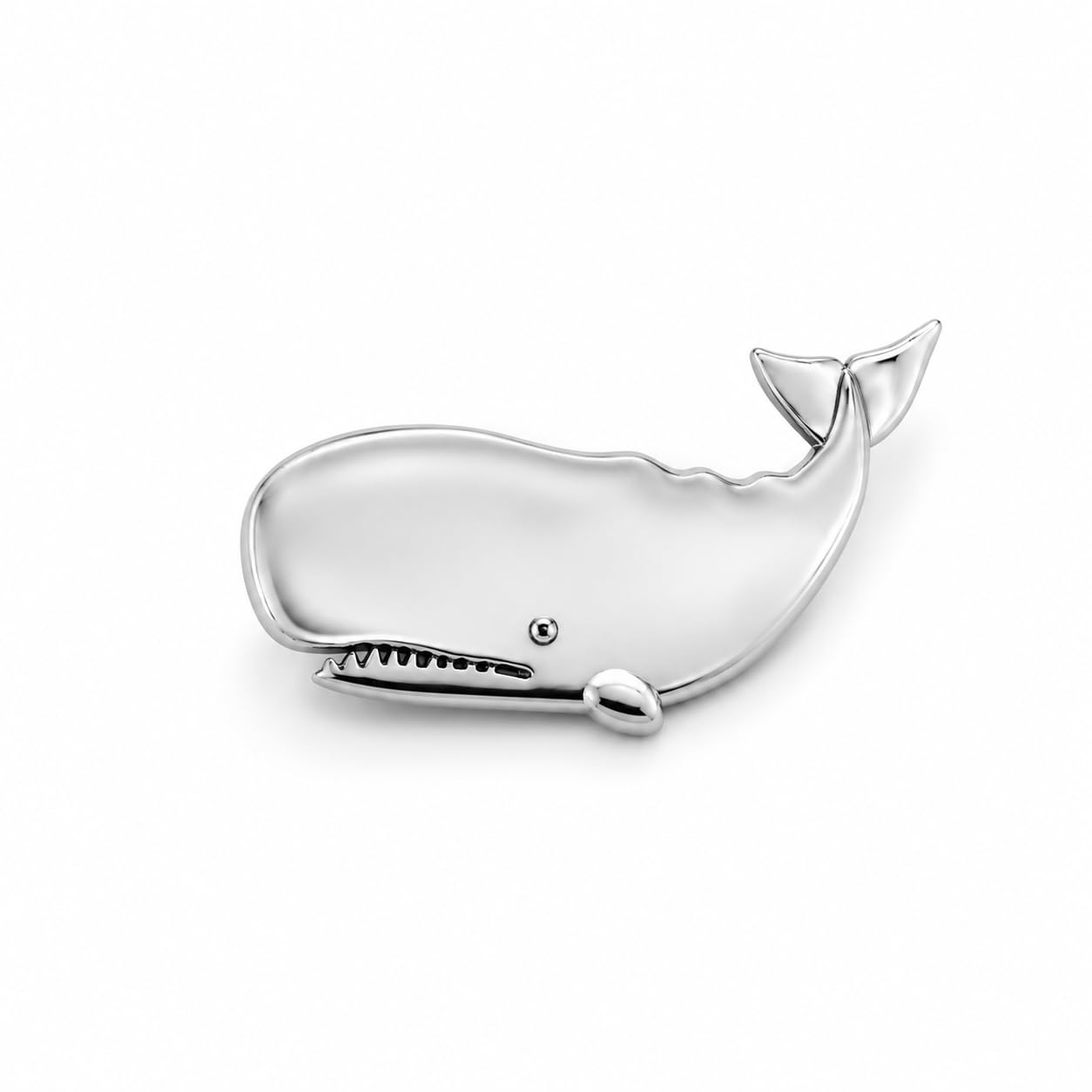The Nantucket Whale Brooch | Matte Silver-image-16