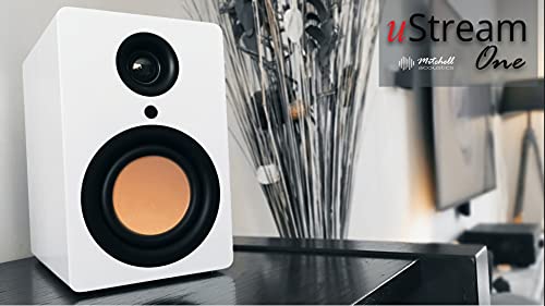 Mitchell Acoustics uStream One | Enceintes Actives Hi-FI True Wireless Stereo | Aucun Fil Entre Les Enceintes | Streaming, Vinyle. Redonnez Vie à Vos Artistes | Branchez Les sur Votre TV | Blanc - Les Beatles, Paul McCartney, John Lennon, RIngo Starr, George Harrison Mitchell Acoustics uStream One | Enceintes Actives Hi-FI True Wireless Stereo | Aucun Fil Entre Les Enceintes | Streaming, Vinyle. Redonnez Vie à Vos Artistes | Branchez Les sur Votre TV | Blanc – Image 4