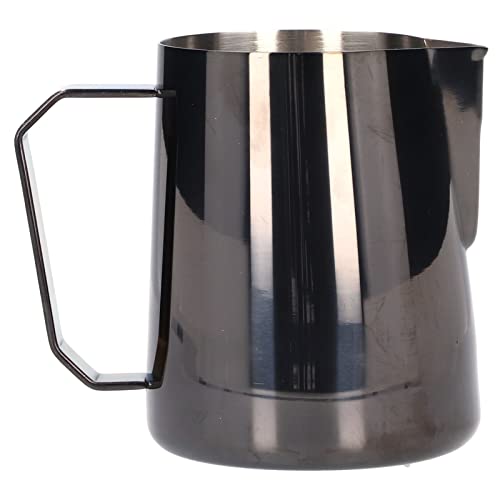 Jarra de café de 600 ml en acero inoxidable para espumar leche en casa 7