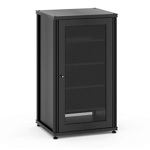 Salamander Synergy 402 A/V Component Cabinet (Black/Black)