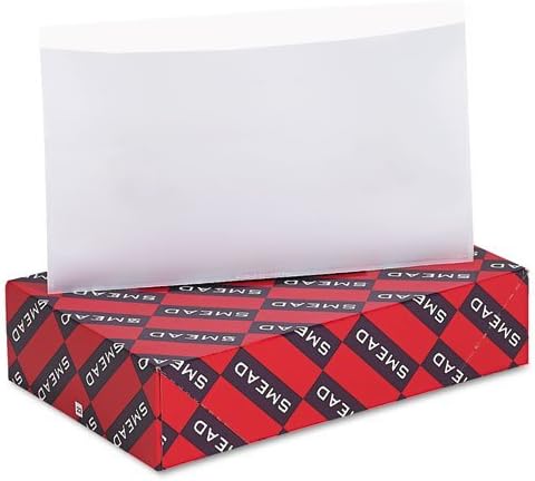 Bolsillos autoadhesivos de polietileno, carga superior, 9 x 5-916, transparente, 100caja