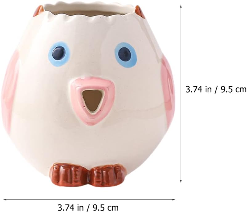 CALLARON Cute Egg Separator Tool Ceramic Egg Yolk Separators Reusable and Easy to Clean for Home Professional Use