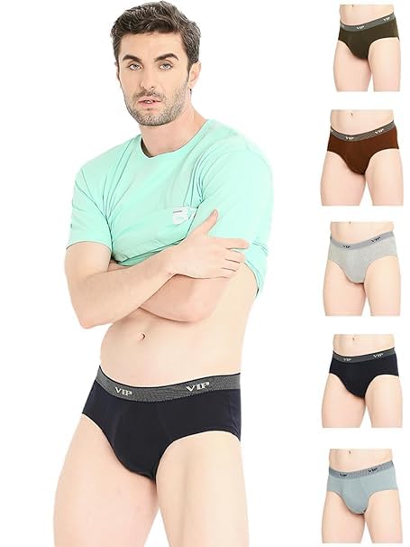 vip Fresh Men's Breathable Cotton Mesh Briefs - Assorted Colours-picture-37