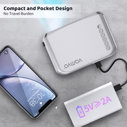 Vamvo Mini Projector For Iphone, Video Projector Full Hd 1080P Supported, Portable Movie Projector Compatible With Tv Stick/Ps4/Hdmi/Usb, Ios & Android #TOP4