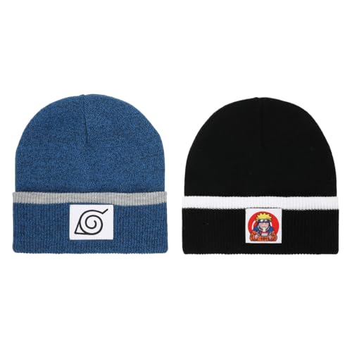 Bonnet Naruto idéal pour le collège et les sorties d'hiver en lot de 2