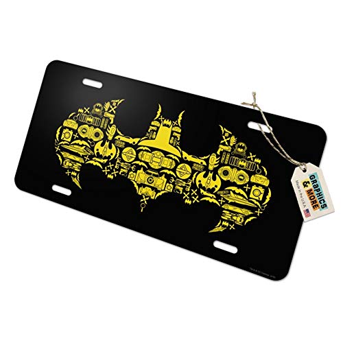 GRAPHICS & MORE Batman Batman Icons Logo Novelty Metal Vanity Tag License Plate