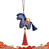 Peluche Cavallo – Pendente | Ciondolo Borsa – Year Of The Horse Theme Plush Doll – Mascotte 2026 per Donna Studenti Zaino Qualità Professionale Marrone Morbido Resistente Utile Nuovo