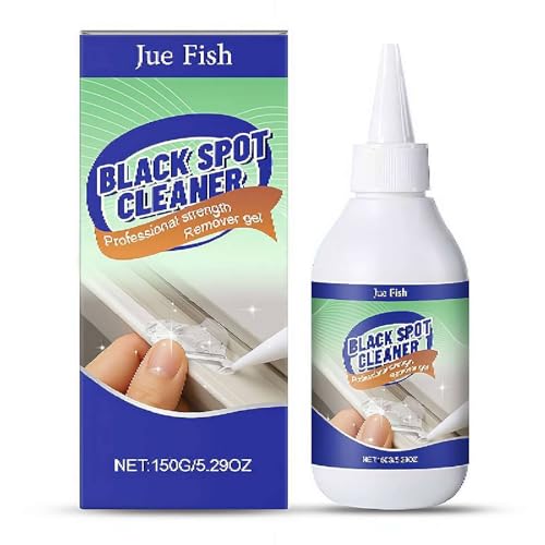 Potente gel removedor de moho para el hogar, eficaz removedor de manchas de moho que elimina el moho negro y amarillo de lechada, fregaderos, azulejos, sellos de lavadora y refrigerador, proceso de