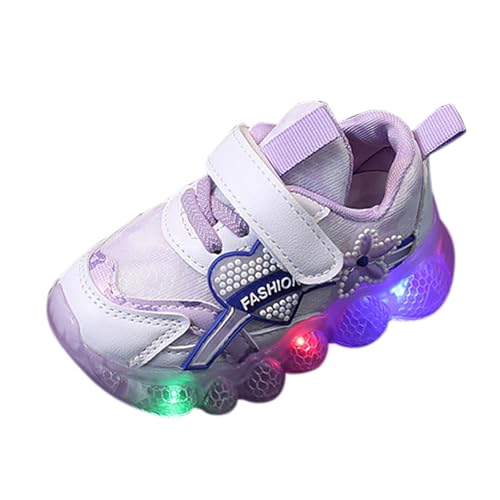 Toddler Infant Light Up Light Casual Sneakers Baby Kids Boys Girls Platform Chunky Sport Noisy Toddler Shoes