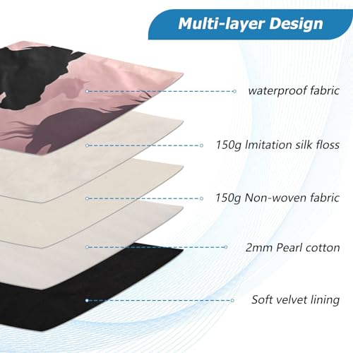 Funda para Laptop 13-14 Pulgadas Diseño Caballo Impermeable miniatura 4