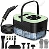 Steam Cleaner, Portable Steamer for Cleaning with 16pcs Accessories, 6-Level Adjustable and 15s Heat-Up, Handheld Steam Cleaner for Home, Tile, Dirt, Grout, Grease, Car Detailing