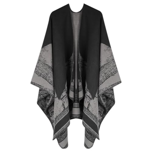 EXTREE Scarfs for Women Pashmina Silky Shawl Wrap for Evening Dressing Blanket Open Front Poncho Cape Aaa-orange