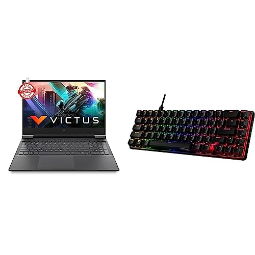 Image of HP Victus Gaming AMD Ryzen 7-5800H 16.1 inch(40.9 cm) FHD Gaming Laptop & Alloy Origins 65 Red Switch