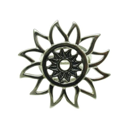 Bague Soleil argent 925 Empress ajustable : sublimer votre style au quotidien