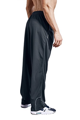 image for ZENGVEE Men's Sweatpant with Pockets Open Bottom Athletic Pants for Jo