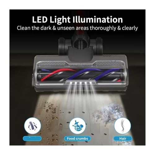 Cepillo rodillo para Dyson V8 V11 V15 con cinco luces LED integradas 7