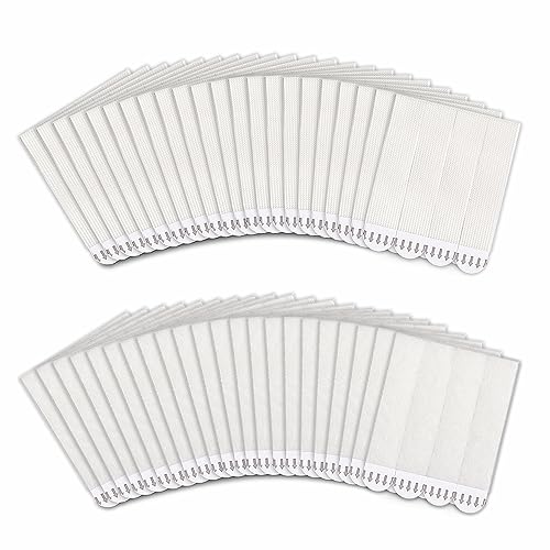 Image of MOVELYST 60-Pairs(120 Strips) Large Picture Hanging Strips Heavy Duty, Removable Hook and Loop Tape, Picture Hanger Damage Free, Waterproof Adhesive Strips for Frame Hanging
