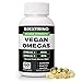 Vegan Omega 3 Supplement (60 Softgels) - Algal Oil with DHA, EPA, Omega 3 & 6 Fatty Acids from Algae - Plant Based Vegetarian Alternative to Fish Oil