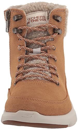 Skechers Women's Glacial Ultra-16677 Fashion Boot, Chestnut, 7.5 #TOP1