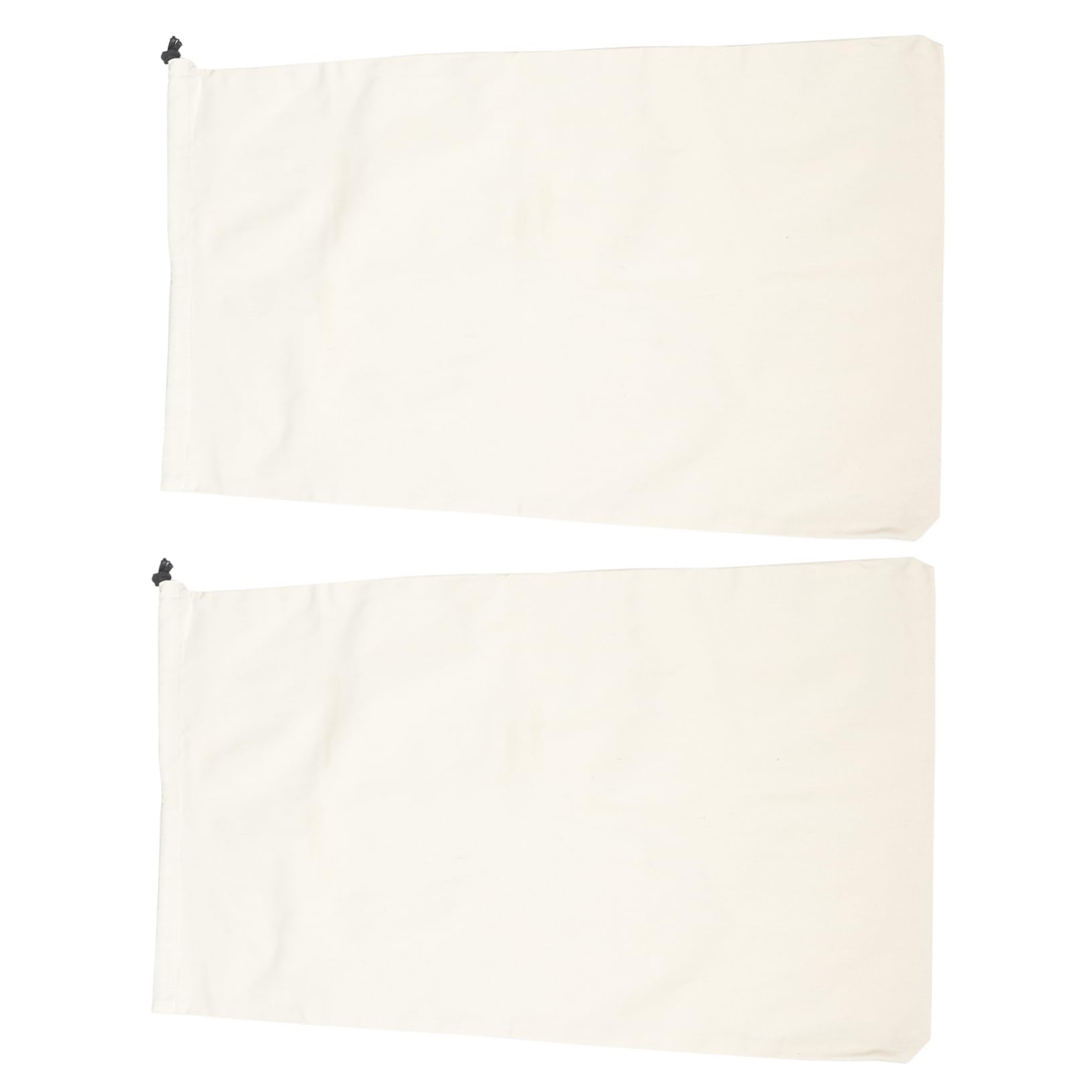 iplusmile 2 Stück Wäschesäcke für Waschmaschine aus Canvas Großer Beutel mit Kordelzug Robust und Praktisch für Kleidung und Decken Reisen