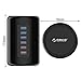 immagine 6Orico® Hub USB 3.0 Alimentato a 4 Porte con 2 Porte di Ricarica USB Rapida (2 x 5V 2.4A), Supporta Windows Vista/7/8/8.1/10, Mac OS 10.x, Linux - Nero