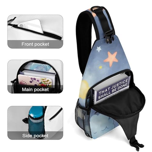 Mochila Deportiva Tipo Sling para Senderismo y Uso Diario miniatura 4