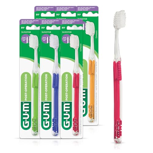 GUM Post-Surgical Toothbrush, 317MB, Super-Soft Bristles, Professional Sample, 6 Count image 5
