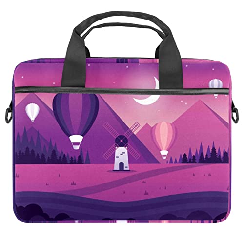 Sacoche ordinateur portable protégeant des rayures de 13 à 14,5 pouces motif mauve