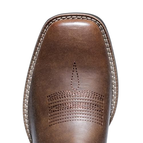 ixu cowboy boots for men square toe ankle boots western chelsea boot casual dress slip on men shoes