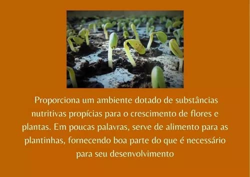 Terra Vegetal Adubada Orgânica Hortas Jardim Pomar 1 Litro