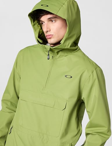 Image of Oakley Men's Divisional Recycled Shell Anorak Jacket